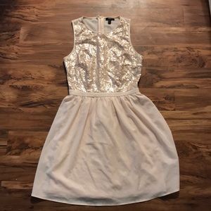 A blush mini dress from Dillard’s!